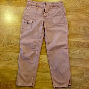 Anthropologie High rise cargo pants